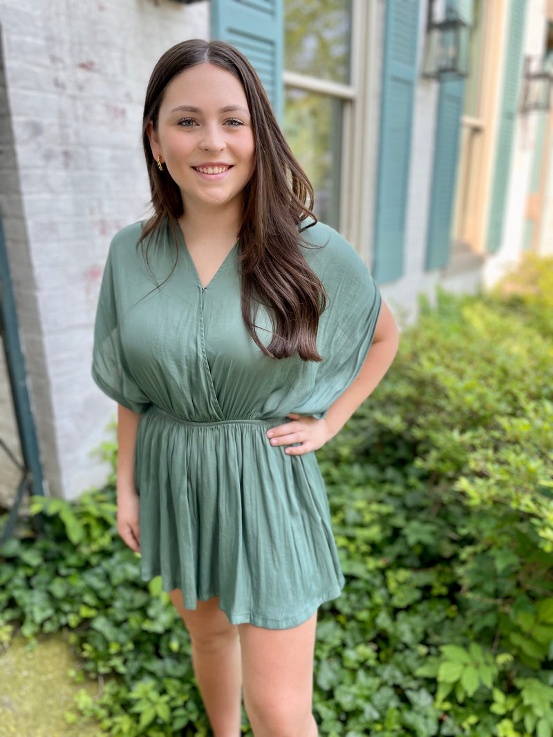 Macie Satin Romper