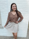 Keelan Pleated Skirt- Multi