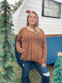 Wrenley Fringe Hem Sweater
