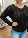 Jada Twist Back Top-Black