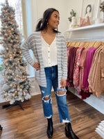 Greer Striped Cardigan