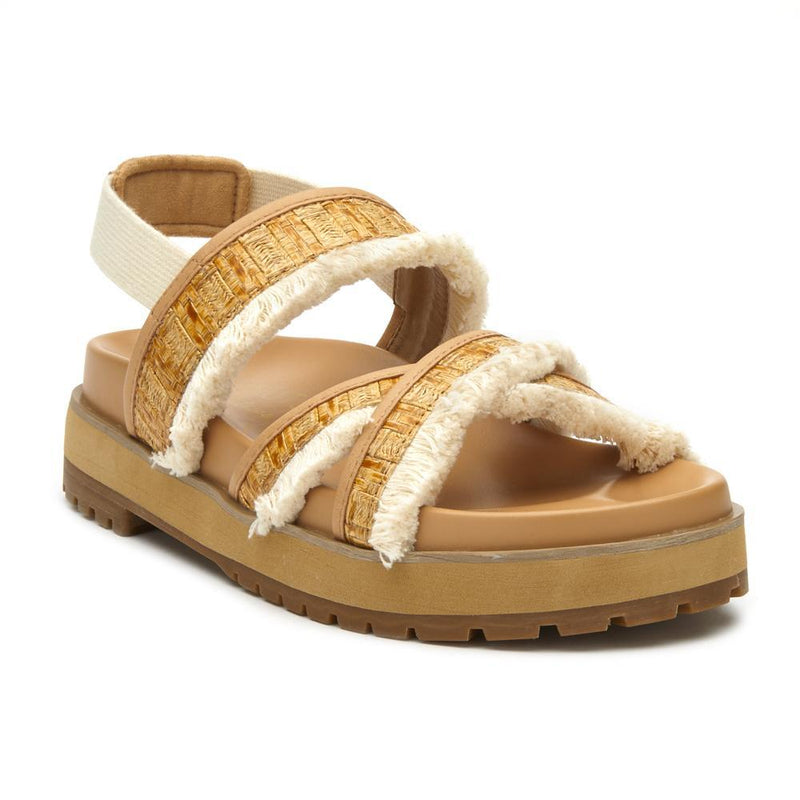 Fuji Cross Strap Sandal, Tan | Coconuts by Matisse