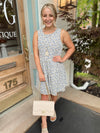 SSS Skye Tiered Floral Dress-Blue