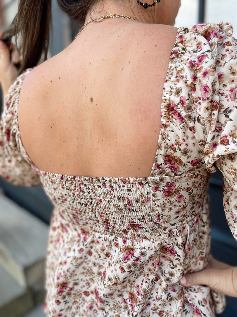 Halle Floral Print Top