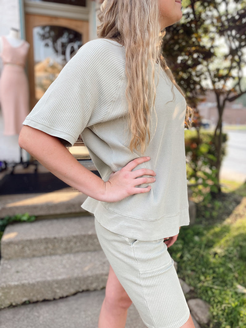 Leia Waffle Knit Bottoms