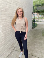 Luna Cut-Out Back Athleisure Top