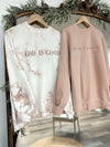 Glory + Grace Embroidered Crewneck