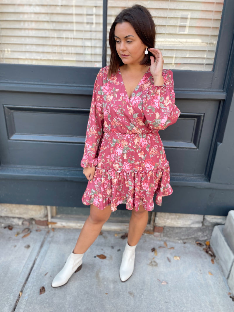 Callie Floral Mini Dress