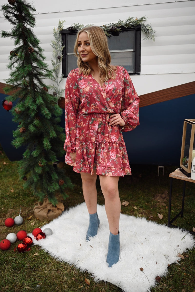 Callie Floral Mini Dress