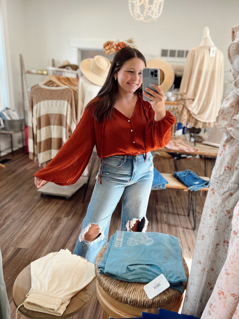 Adelaide Button Down Blouse