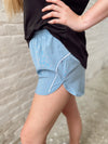 Juniper Active Shorts- Powder Blue