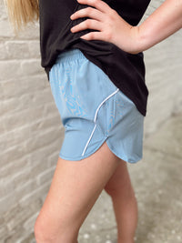 Juniper Active Shorts- Powder Blue
