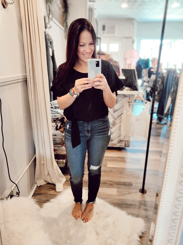 Paige Dark Wash High Rise Skinny Jeans