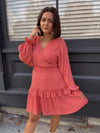 Liz Bubble Sleeve Dress