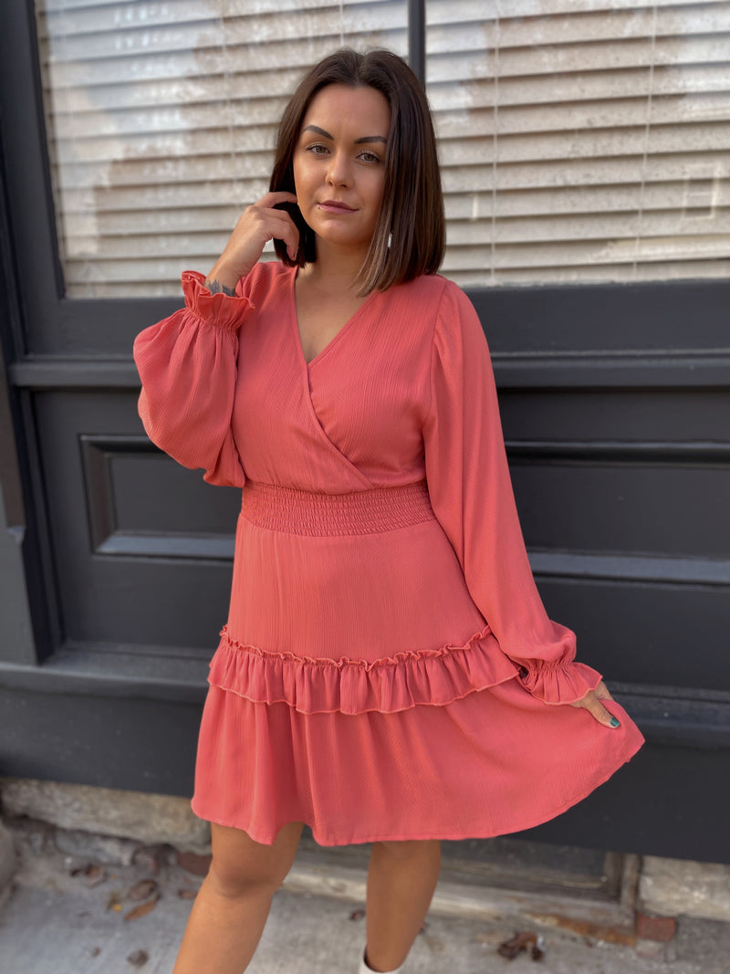 Liz Bubble Sleeve Dress