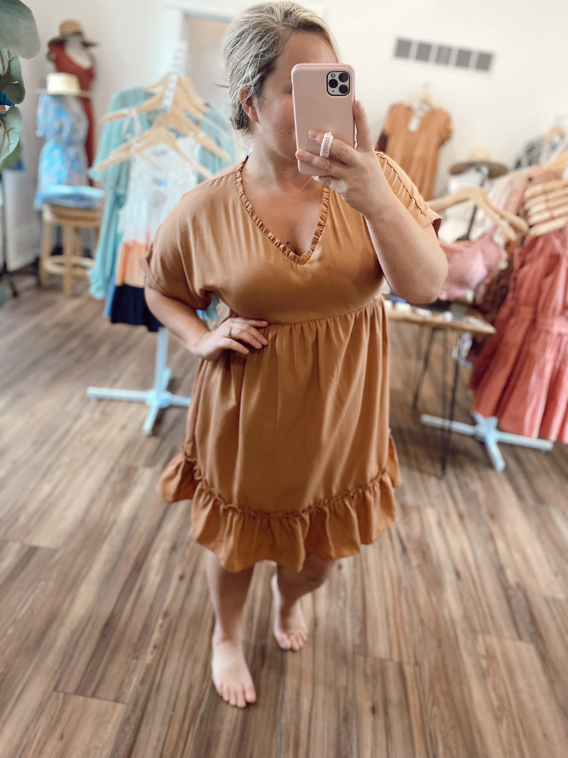 ZZZ Mackenzie Casual Ruffle Dress