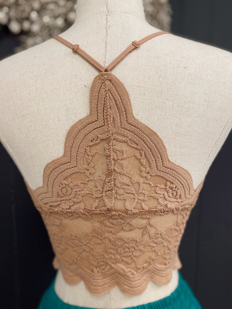 Heartbreaker Extended Length Bralette-Milk Tea