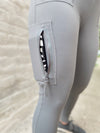 Lola Utility High-waist Leggings-Pearl
