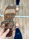 Leopard Jelly Sandals