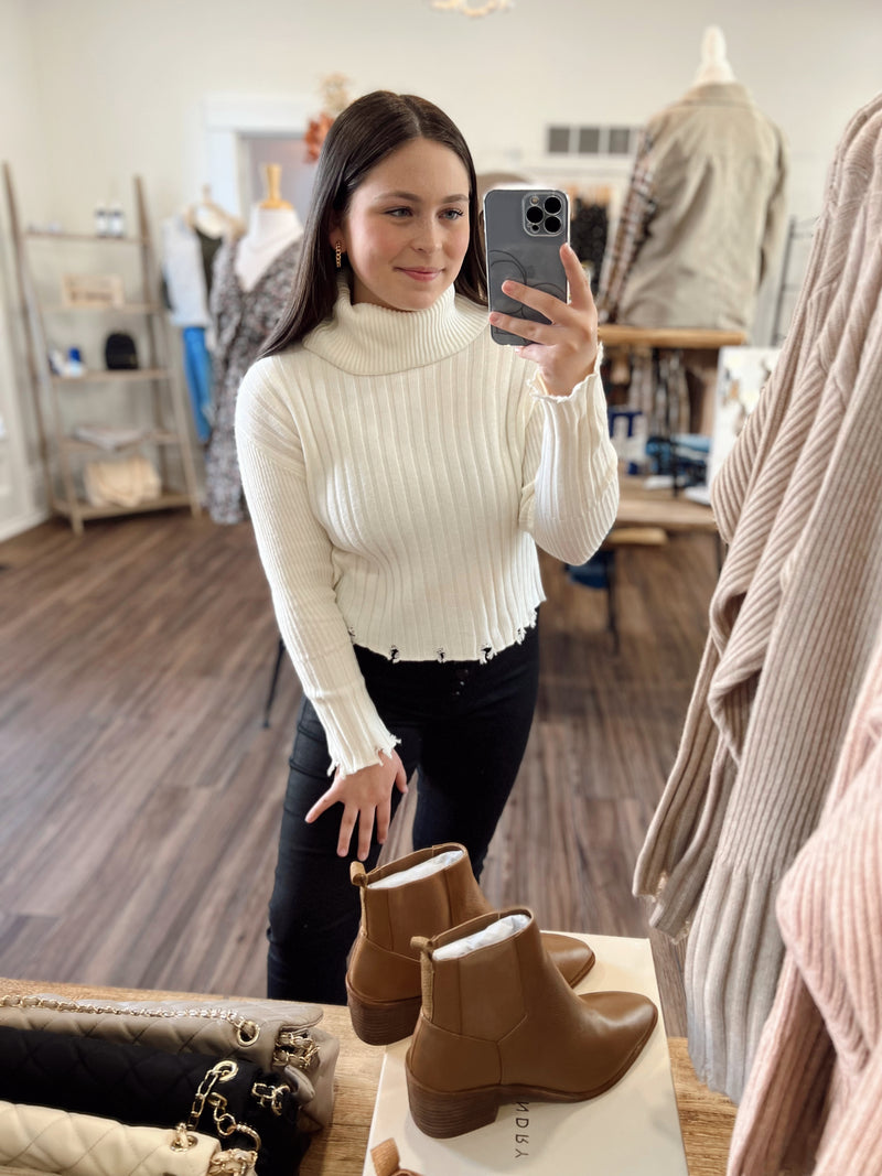 Mollie Distressed Sweater