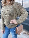 Randa Crochet Knit Sweater