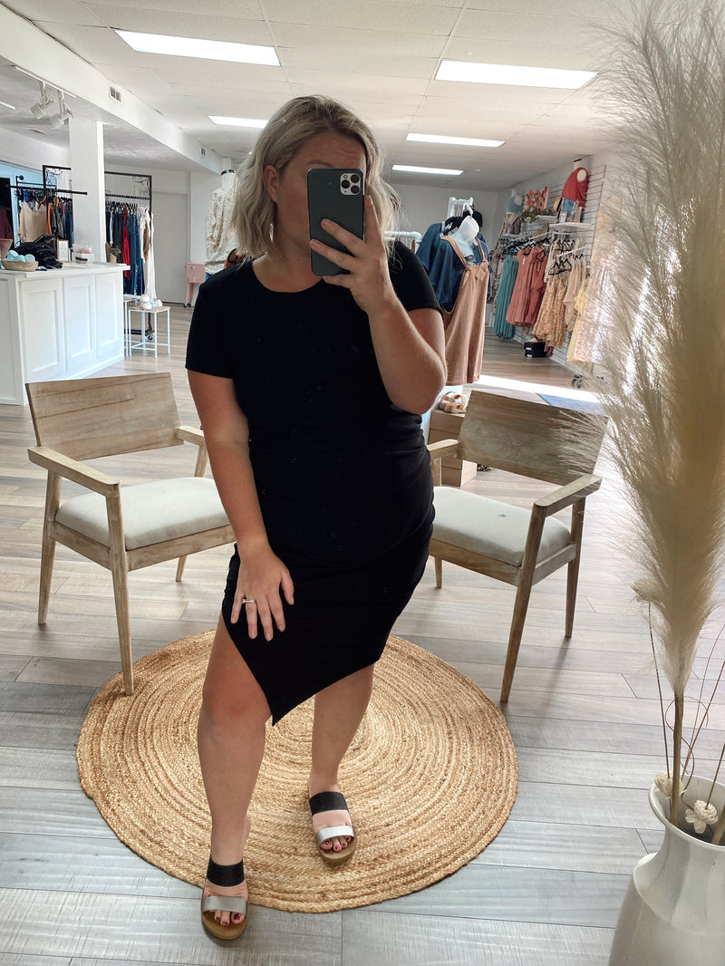 Lenna Side Detail Casual Dress