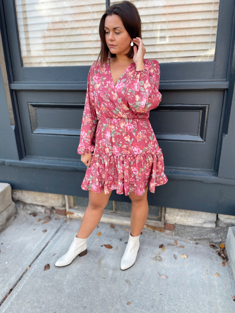 Callie Floral Mini Dress