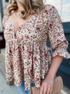 Halle Floral Print Top