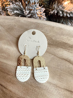 Patterned Clay Earrings