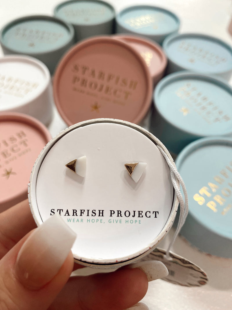 Eternal Studs in Mother of Pearl
