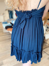 Ambry Smocked Dress-Navy
