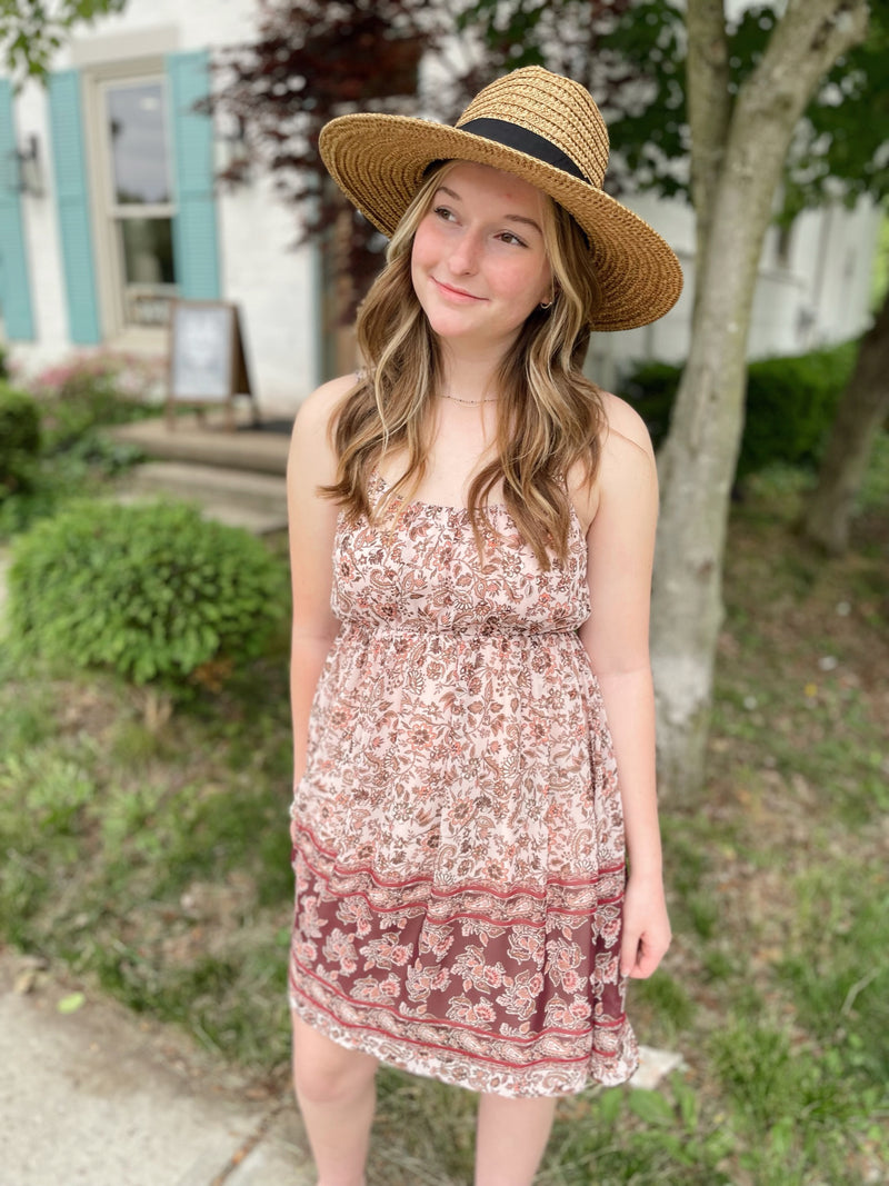 Making Memories Paisley Print Dress