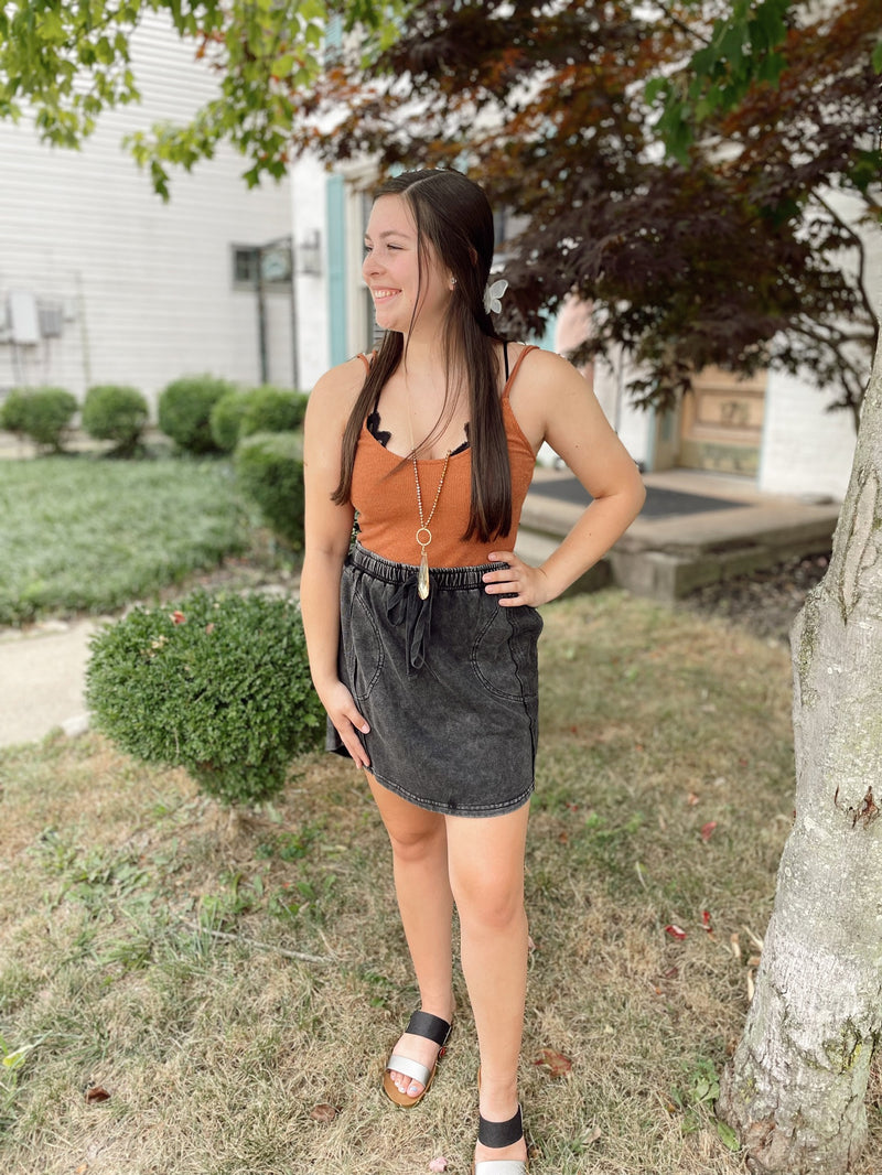 Leia French Terry Skirt