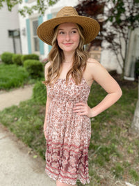 Making Memories Paisley Print Dress