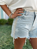Honky Tonk Star Denim Shorts