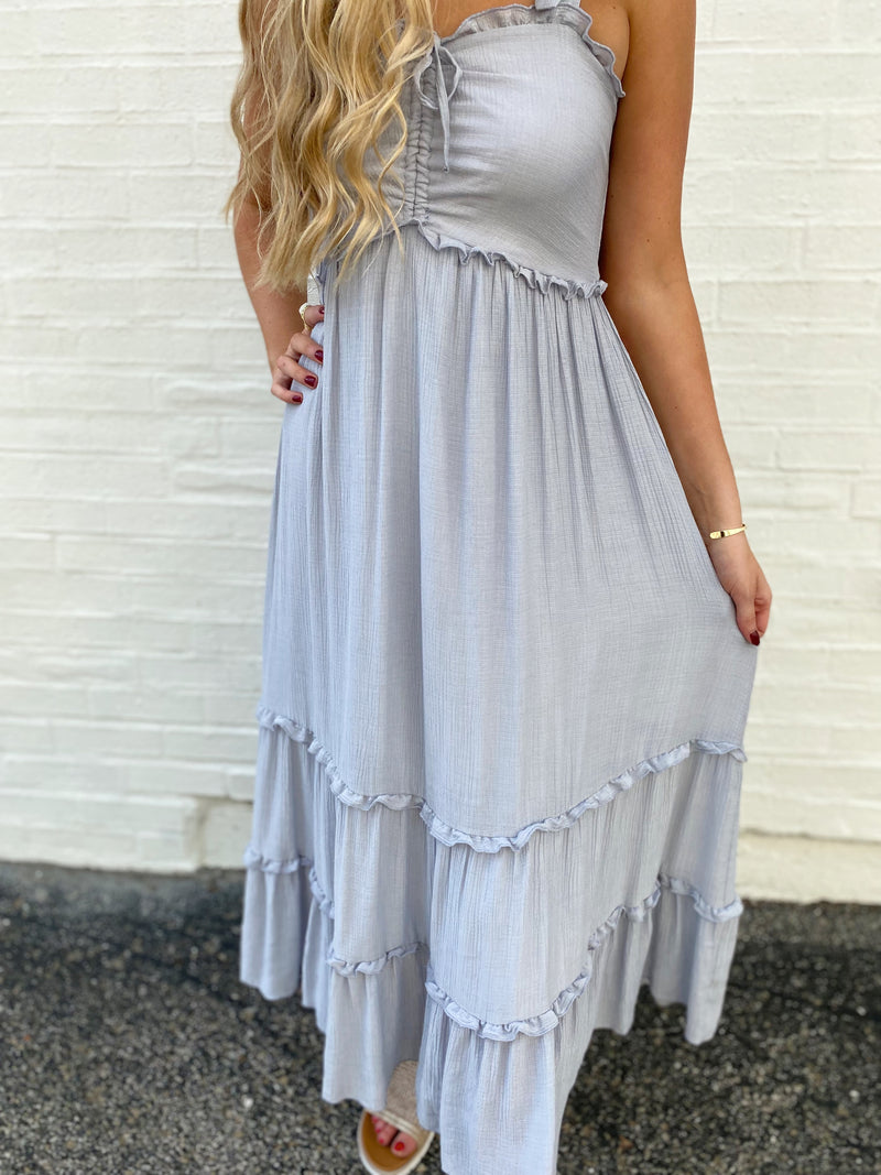 Kasey Smocked Midi Dress