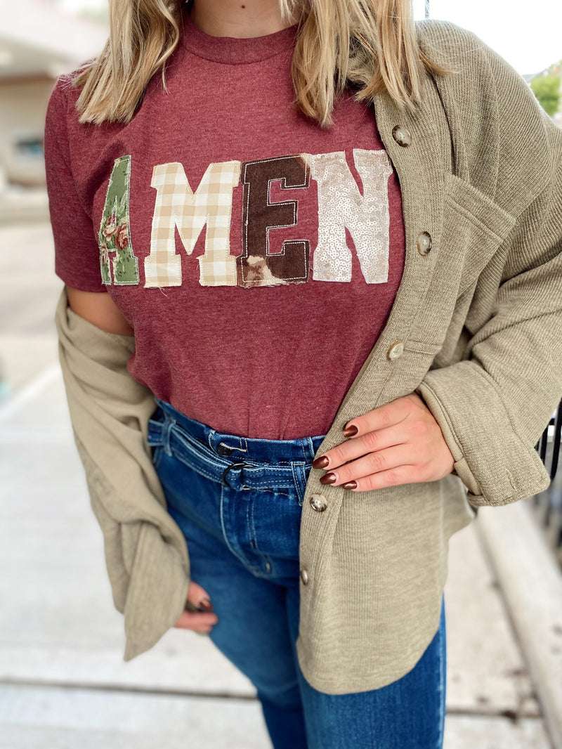 Amen Fabric Tee