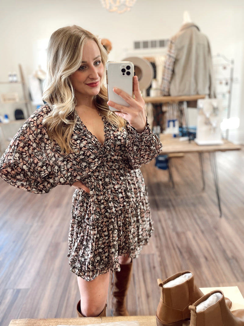 It's Fate Printed Dress