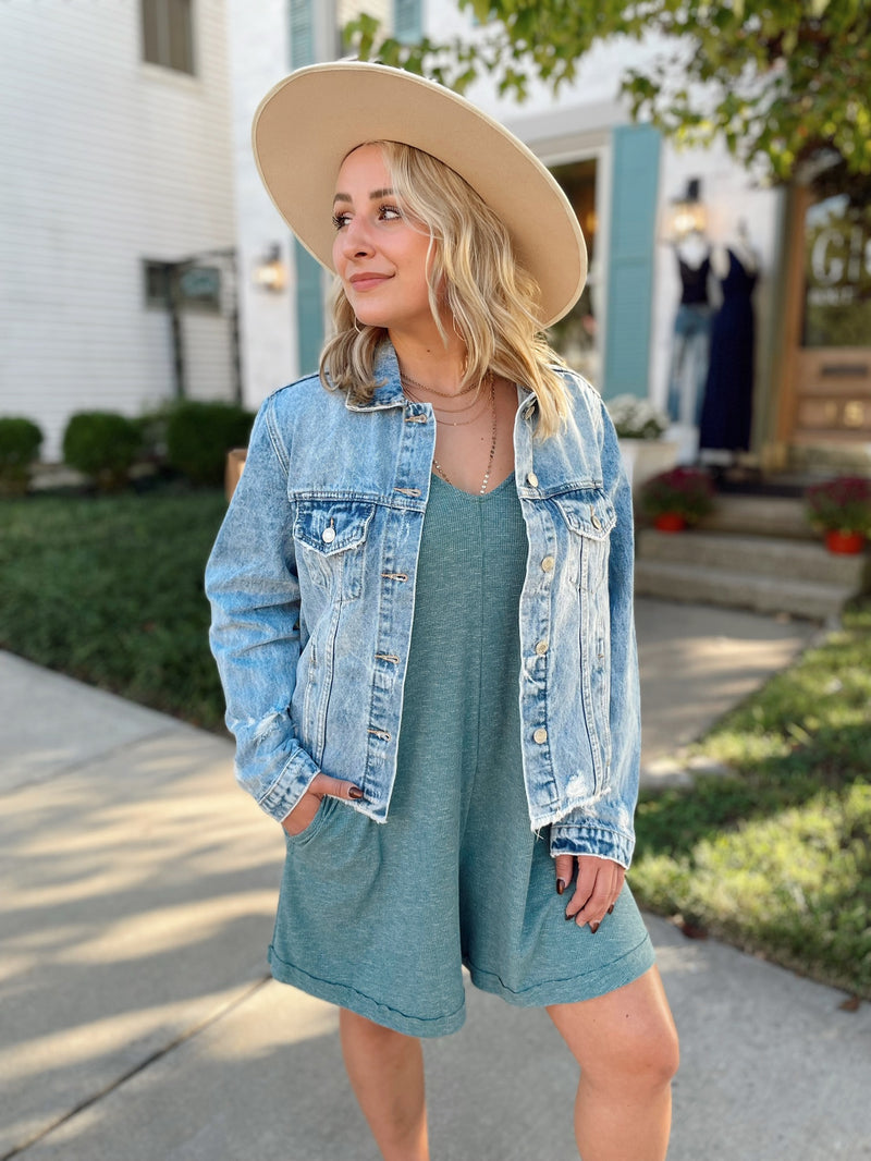 Jenna Flowy Sleeveless Romper