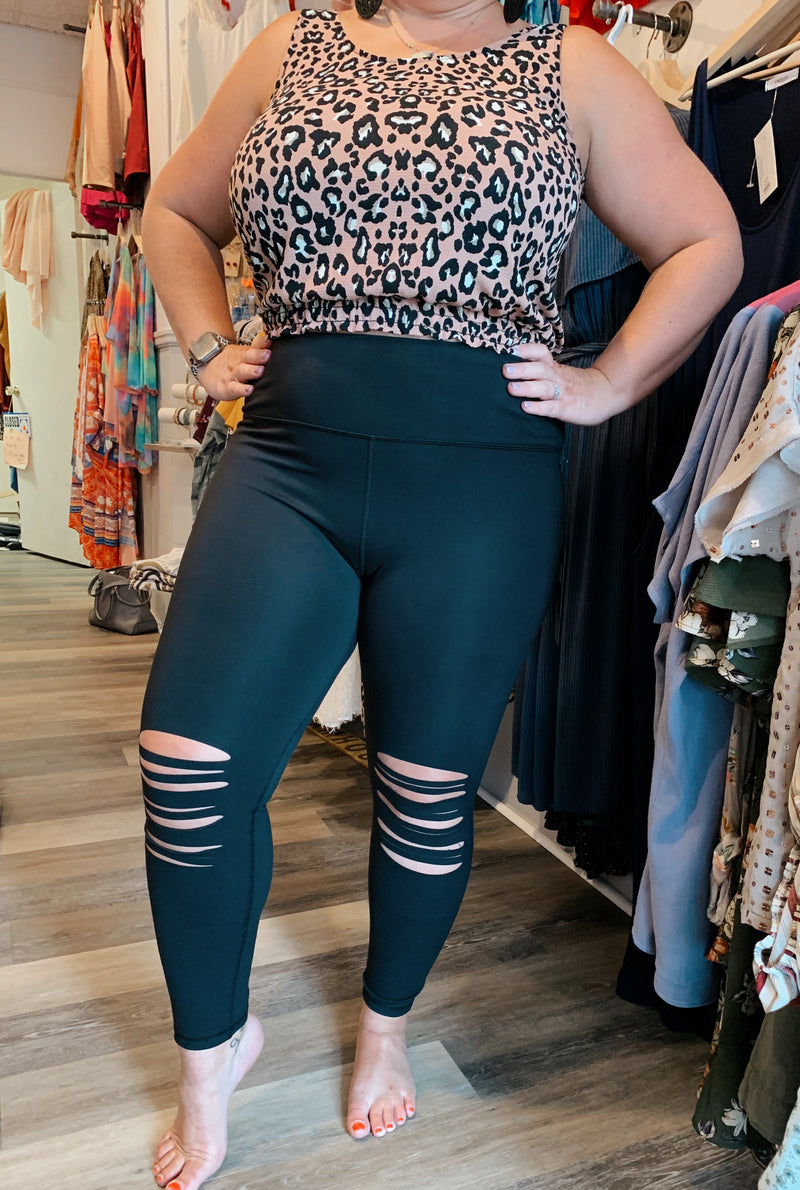 Flashing Some Skin Highwaisted Leggings