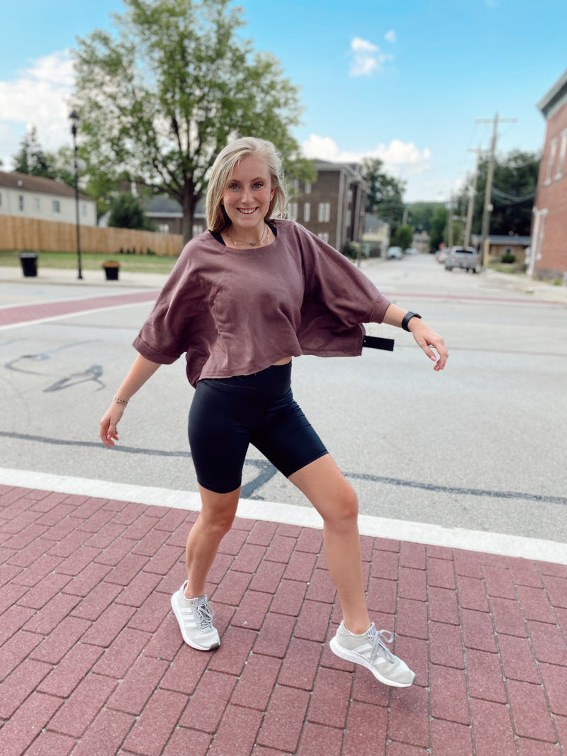 Cropped For All Oversized Top