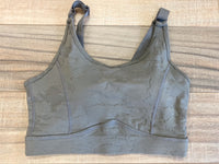 Gunmetal Camo Sports Bra