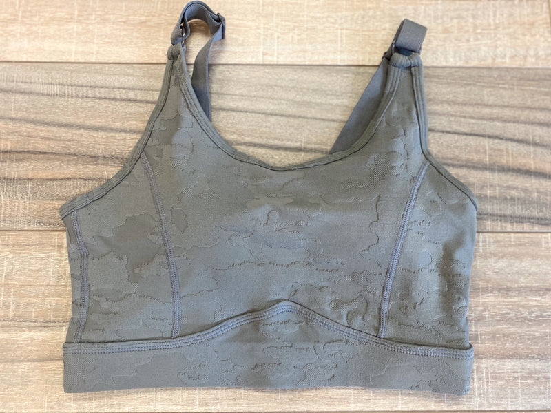 Gunmetal Camo Sports Bra