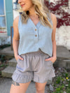 Relaxed Day Smocked Shorts