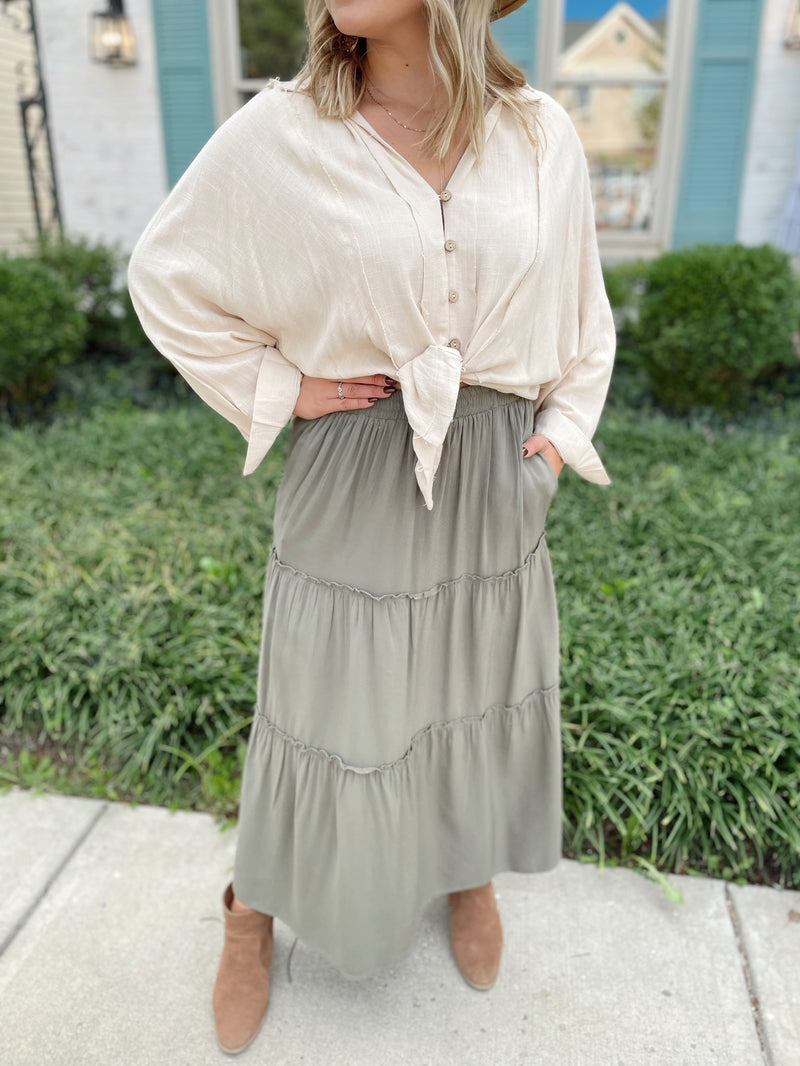 Aggie Tiered Skirt
