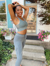 Kataleya Laser Cute Sports Bra-Sea