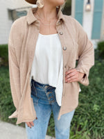 Kaiya Textured Sleeveless Top-Cream