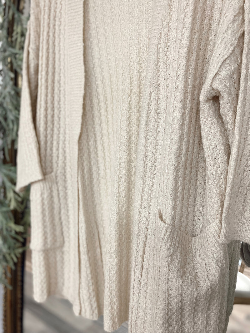 New You Waffle Cardigan