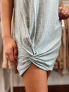 Odette Slub Dress-Green