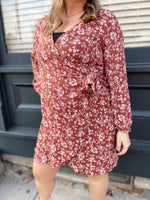 Whitley Floral Wrap Dress